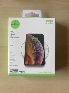 Studio by Belkin 5W Wireless Qi Charging Pad For iPhone and Android NEW - Picture 1 of 3