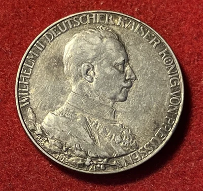 Prussia 2 Mark 1913 A Silver Coin KM#533 T8922 - Image 1 of 2