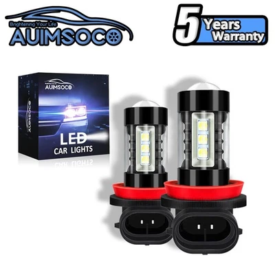 2x Bombillas LED blancas de alta potencia H8/H11 luces antiniebla DRL para Toyota 4Runner 2003-2019 Foto 1 de 4