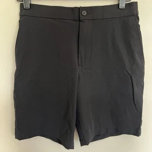 Men’s Banana Republic Quick Dry 9” Hybrid Shorts 90% Nylon Size 28 Black - Picture 1 of 12