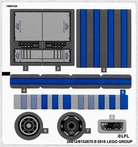NEW Lego 75149 Sticker Sheet ONLY Stickers Parts Pieces Set Genuine Star Wars - Picture 1 of 1