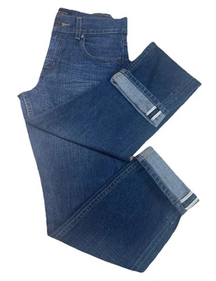 Adam Levine Selvedge Jeans The Dean Jeans 30x30 Blue Denim Immaculate Condition! - Image 1 of 4