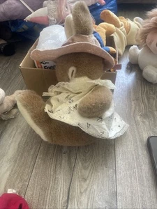 Softees Vintage Zwillinge Spielzeug nicht schlafender Hase Häschen Stofftier - Bild 1 von 6