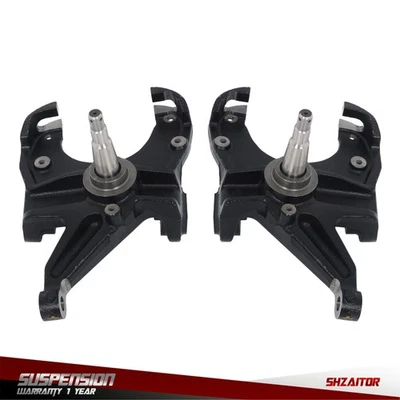 2X 3" Drop Spindles Lowering Kit 1" Rotor For GMC C15 C15/C1500 Pickup 1973-1974 Foto 1 de 4