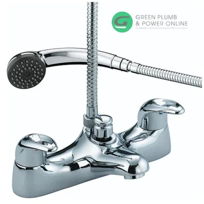 Bristan Java Modern Designer Bath Shower Mixer Tap - Chrome J BSM C - Image 1 of 2
