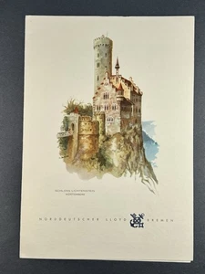 1960 MS Berlin Lunch Menu - North German Lloyd - May 10th - Picture 1 of 3