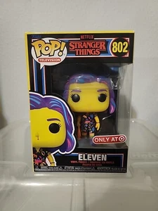 Funko Pop! Television #802 Eleven Target Exclusive Black Light Stranger Things - Picture 1 of 7