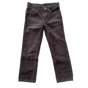 Boy's Crazy 8 Brown Corduroy Pants Adjustable Waist Size 5 - Picture 1 of 7