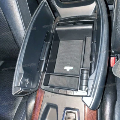 Bandeja organizadora de almacenamiento para consola central Cubby Box para BMW X5 F15 X5M F85 2014-2018 Foto 1 de 4