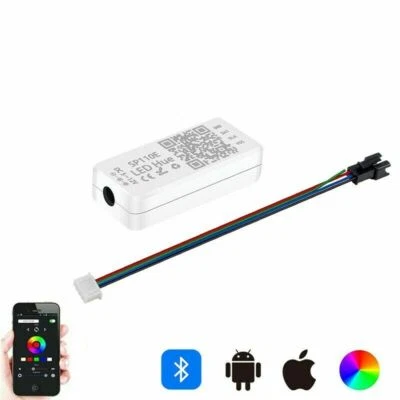 SP110E For LED Pixel Strip WS2811 WS2812B DC5-12V Bluetooth Controller Remote - Image 1 of 4