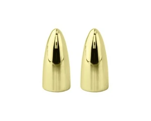 Bullet Valve Caps Schraeder Valve Gold - Picture 1 of 2
