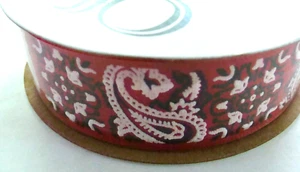 NEW Berwick Offray 100% Polyester Ribbon  7/8” Roll/9 Feet - RED #250 16 2263 - Picture 1 of 4