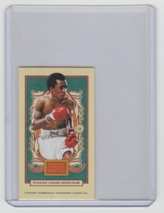 SUGAR RAY LEONARD 2013 Panini Golden Age Mini NADJA CARAMELS BACK #112 Rare Card