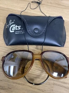 SELTENE Vintage Ray-Ban Bausch & Lomb Sonnenbrille Glacier Arktis Katzenleder mit Etui - Bild 1 von 11