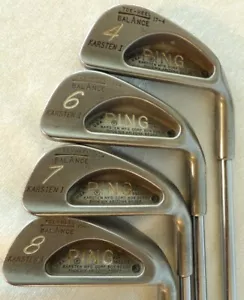 VINTAGE PING KARSTEN 1 IRONS IRON SET 4, 6, 7, 8 RH - Picture 1 of 10