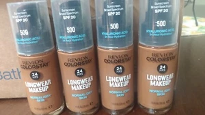 4 REVLON COLORSTAY 24 HOURS NATURAL FINISH NORMAL/DRY SKIN 500 Walnut - Picture 1 of 5