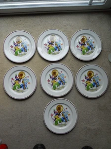 7! Villeroy & Boch Le Cirque 10 1/2" Dinner Plates. NICE! - Picture 1 of 7