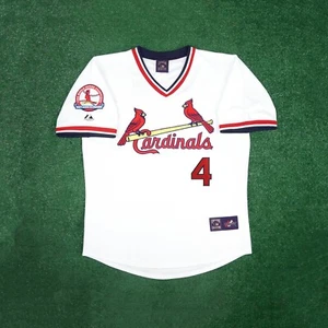 Yadier Molina 1982 St. Louis Cardinals Cooperstown Men's 30th Anniv. Home Jersey - Picture 1 of 7