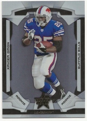 2008 Leaf Rookies & Stars Longevity Xavier Omon /999 #188 - Image 1 of 2