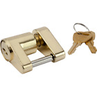Sea-Dog Brass Plated Coupler Lock - 2 Piece [751030-1]