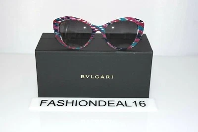 Nuevas gafas de sol Bvlgari cristales multicolores ojo de gato 8168-B 5378/8G 53-19-140 Foto 1 de 4