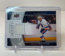 BRYAN TROTTIER 2013-14 Upper Deck Hockey UD Game Jersey - New York Islanders