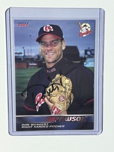 2002 Choice Pawtucket Red Sox Signed #26 Don Wengert