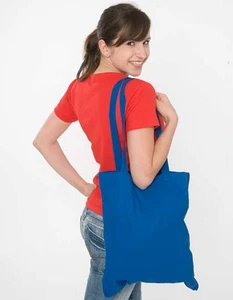 Umweltfreundliche Tragetasche Baumwolle Stofftasche Henkel PRINTWEAR 003 NEU