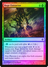 Rage Extractor FOIL New Phyrexia NM Artifact Red Uncommon MAGIC CARD ABUGames