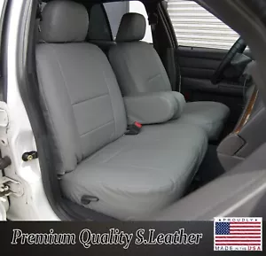 2 fundas de asiento delanteras para ford crown victoria 1998-2011 iggee s. cuero ajuste personalizado - Imagen 1 de 17