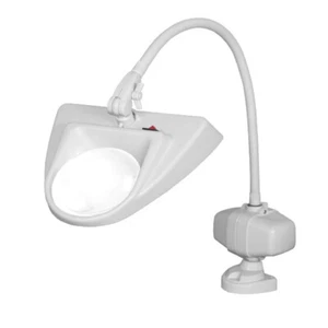 Dazor 5 Diopter LED Hi-Lighting Clamp Base Magnifier 30" - Dove Grey - Picture 1 of 1
