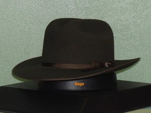 STETSON ROYAL DELUXE OPEN ROAD CLASSIC RANCHER STYLE WESTERN HAT - Picture 1 of 11