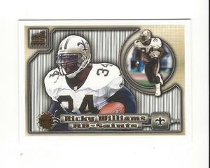 2000 Aurora Premiere Date Pinstripes #91 Ricky Williams Saints 79/85 