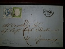 15 Cent. Litografico Regno + 5 Cent. IV Emissione Sardegna