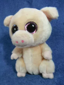 *2430* Piggley the pig - TY Beanie Boos 2018 - plush - 15cm - Picture 1 of 5