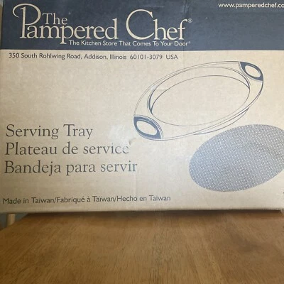 Pampered Chef Serving Tray 2283 In The Original Box - Image 1 of 4