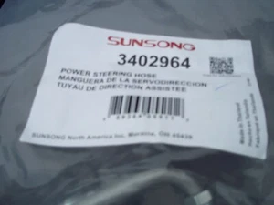 Power Steering Pressure Line Hose Assembly Sunsong North America 3402964 - Picture 1 of 2