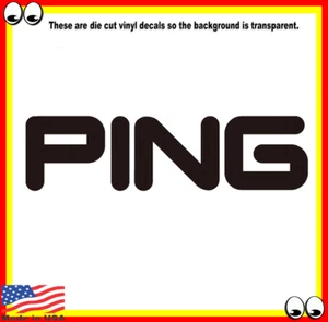 Ping Golf Decal Sticker Logo for car van truck cart tool box locker bike - Picture 1 of 2