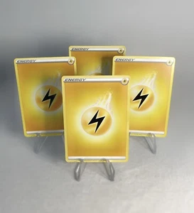 2020 Pokémon TCG 4X Basic Lightning Energy Cards - Picture 1 of 2