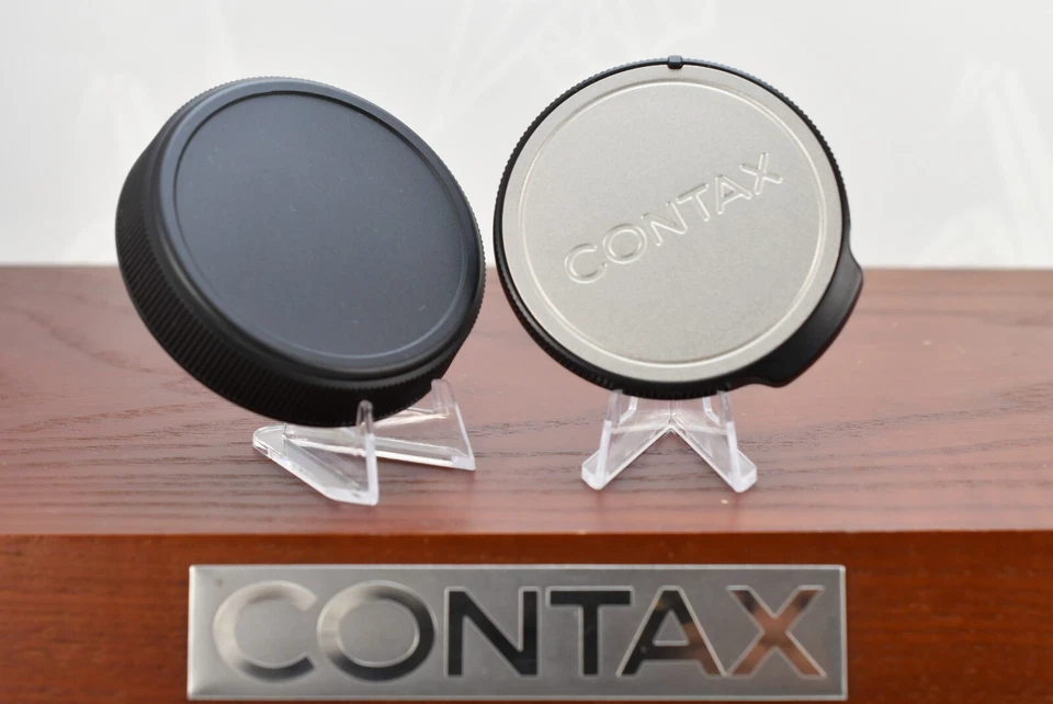 🌸[Top MINT] GK-B Chrome Body Cap GK-R1 Rear Lens Cap Set for G1 G2 From Japan - Image 1 of 4