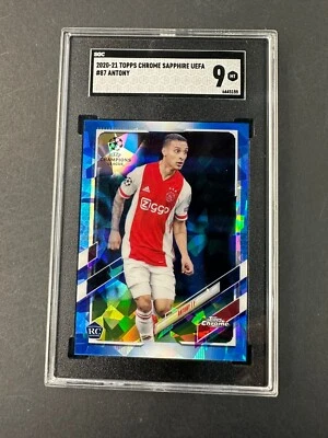 2020-21 Topps Chrome Sapphir UCL Antony #87 - Image 1 of 2