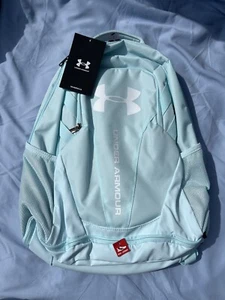 Under Armour UA Hustle 3.0 Backpack Light Blue/White Laptop School 1294720 469 - Picture 1 of 2
