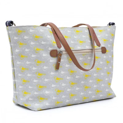 BRAND NEW - Pink Lining Notting Hill Tote Bag - Garden Birds Changing /Nappy Bag - image 1 of 3