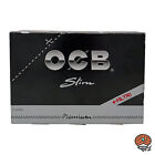 OCB Schwarz Premium Long Slim + Tips 32 x 32 Blatt + Tips