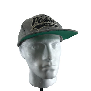 OBEY Posse Baseball Hat Acrylic Woll Blend Grey OSFA Cap PROPAGANDA