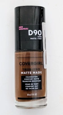 CoverGirl True Blend Matte Made Foundation Shade D90 ESPRESSO New 1fl Oz Full Sz - Image 1 of 2