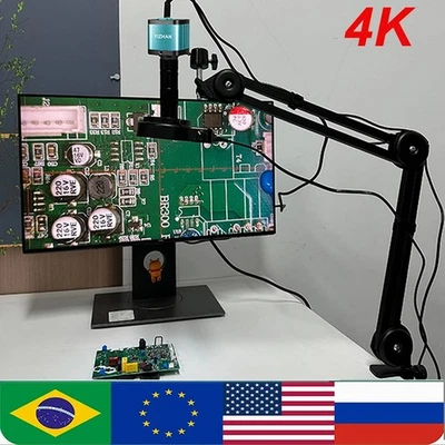4K Digitalmikroskop, 150X 180X Zoom C-Mount-Objektiv - Bild 1 von 4