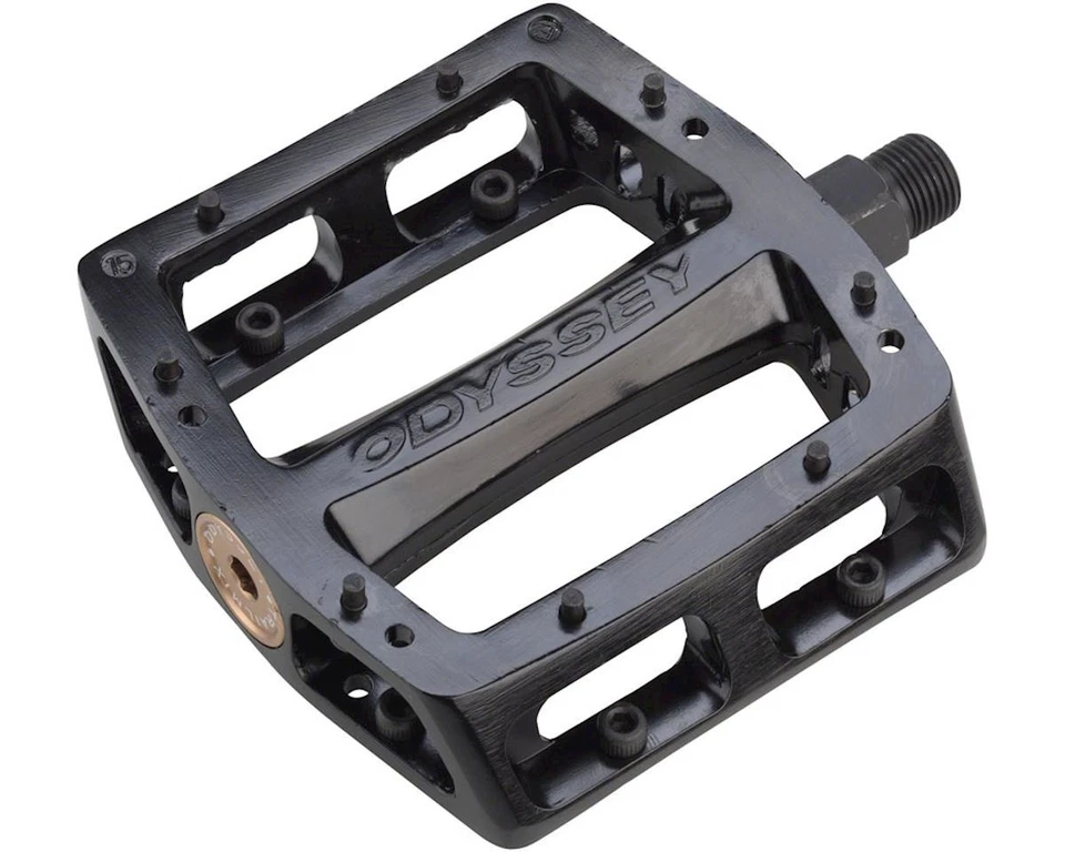 Odyssey Trailmix SELLADO plataforma BMX CR-MO eje bicicleta pedales 9/16" - NEGRO Foto 1 de 1
