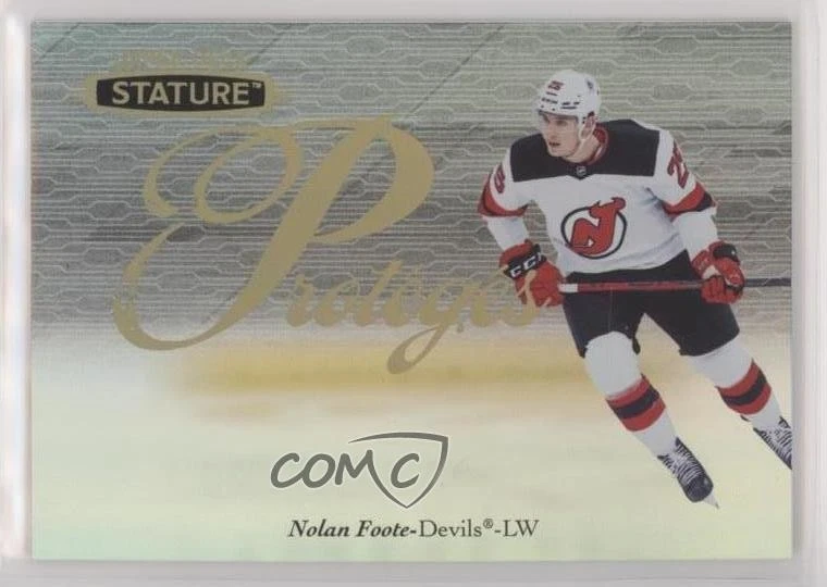 2020-21 Upper Deck Stature Proteges Nolan Foote #P-50 Rookie RC - Image 1 of 2