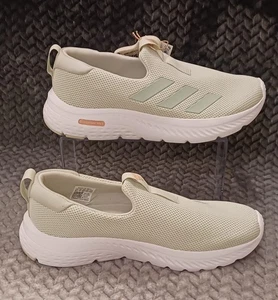 Adidas Cloudfoam Move Lounger Womens Size 8.5 Green Slip On Comfort Shoes JH6312 - Picture 1 of 10